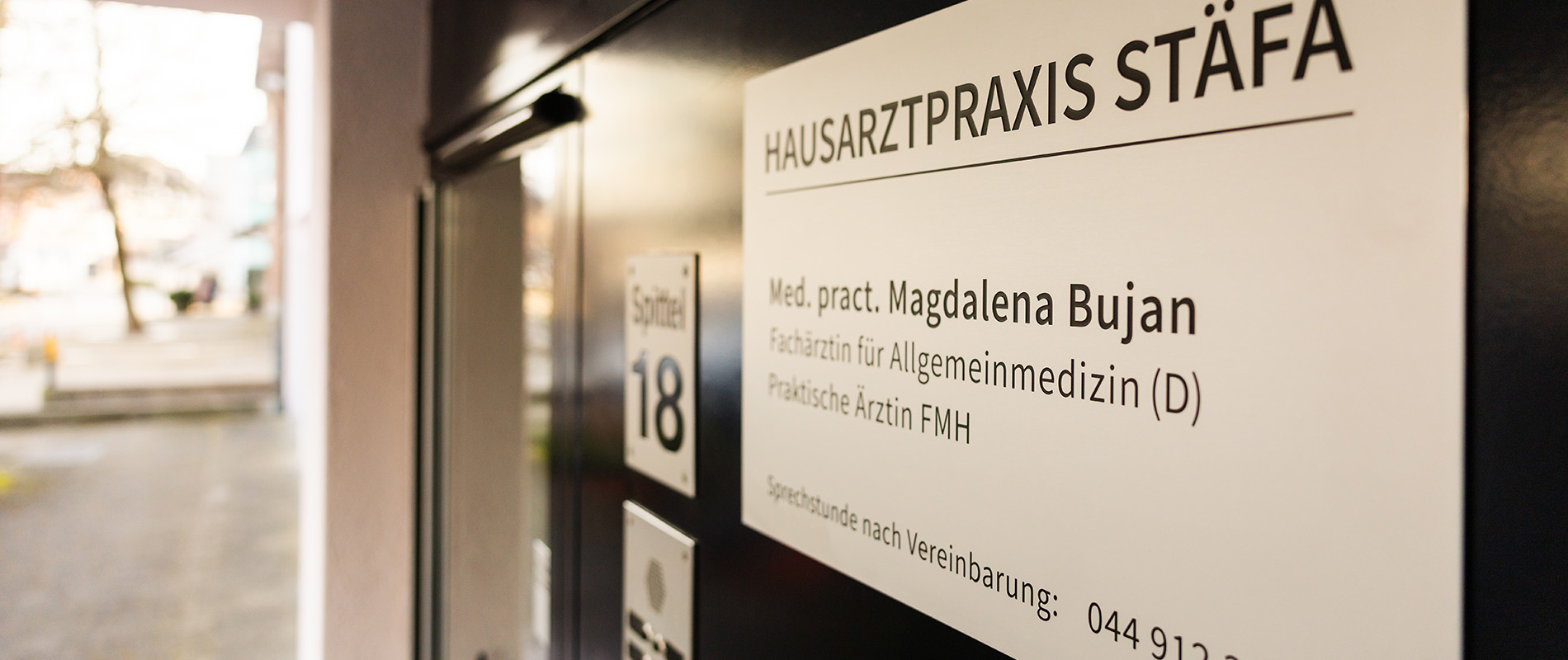 Ihre Anfrage an die Hausarztpraxis med. pract. Magdalena Bujan in Stäfa